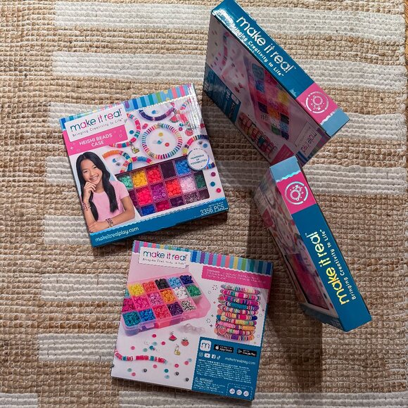 NEW Make It Real Heishi Beads Case- 3356pcs - Picture 7 of 8